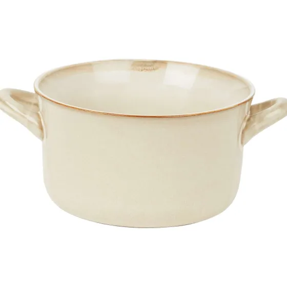 Servies>Merk Aardewerk Soepkom Blauw,Grijs,Taupe