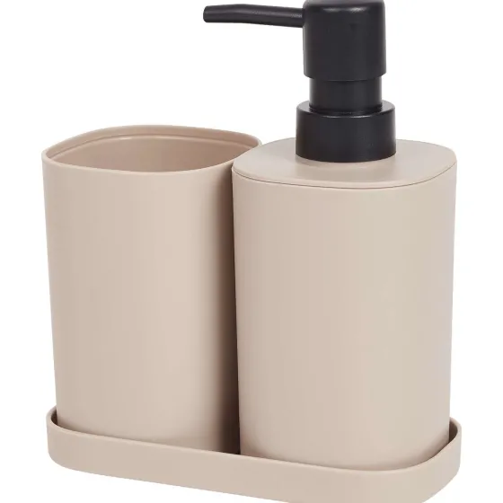 Badkamer & Toilet Accessoires>Cascata Absolu Chic Badkamerset Groen,Taupe,Wit