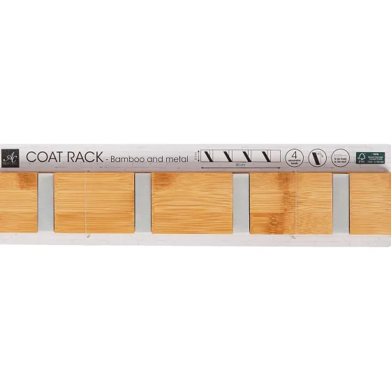 Gereedschap>FERM Absolu Chic Bamboe Kapstok Beige