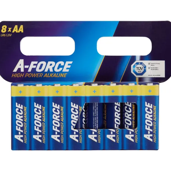 Batterijen>A-Force High Power Alkaline Batterijen Aa
