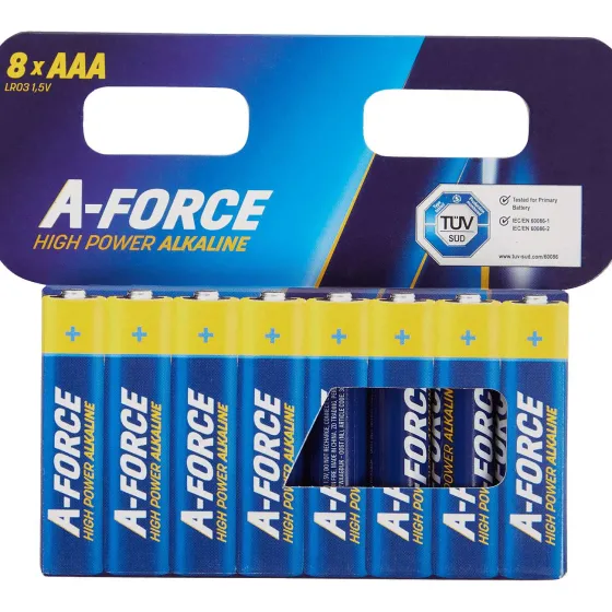 Batterijen>A-Force High Power Alkaline Batterijen Aaa