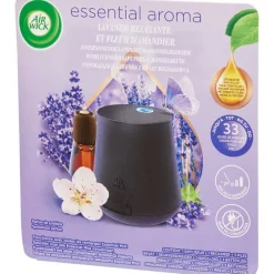 Afwas- & Wasmiddelen>Air Wick Essential Aroma Geurverspreider Ontspannende Lavendel & Amandelbloesem Zwart