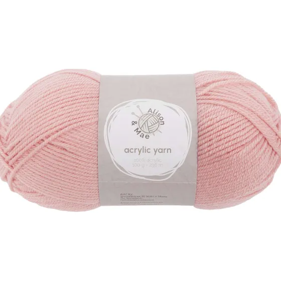 Breien & Haken>Alison & Mae Breigaren Licht Roze