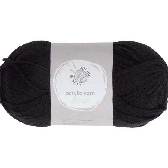 Breien & Haken>Alison & Mae Essentials Breigaren Zwart