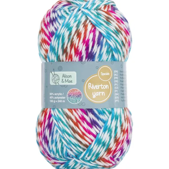 Breien & Haken>Alison & Mae Specials Garen Riverton Meerkleurig