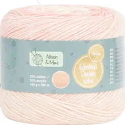 Breien & Haken>Alison & Mae Specials Garen Washed Denim Cake Blauw,Grijs,Groen,Roze