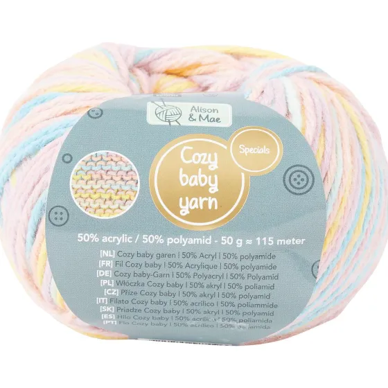 Breien & Haken>Alison & Mae Specials Garen Cozy Baby Meerkleurig