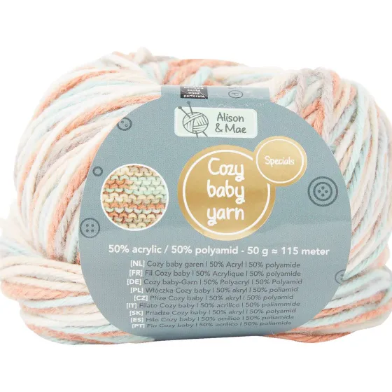 Breien & Haken>Alison & Mae Specials Garen Cozy Baby Meerkleurig