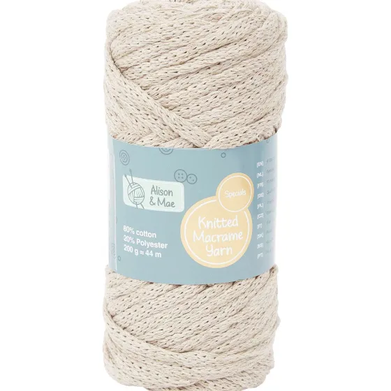 Breien & Haken>Alison & Mae Specials Garen Gebreid Macram Beige,Blauw,Grijs,Groen,Roze