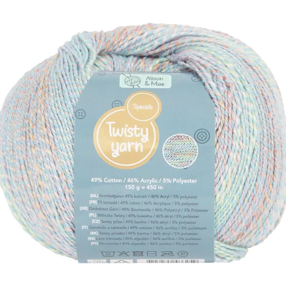 Breien & Haken>Alison & Mae Specials Kronkelgaren Blauw,Meerkleurig,Oranje,Paars,Rood