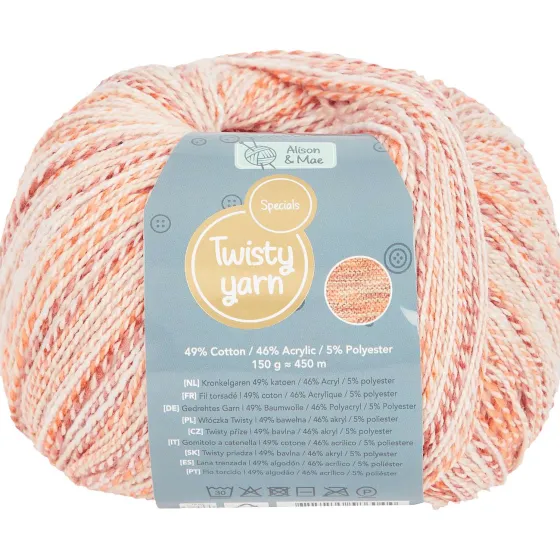 Breien & Haken>Alison & Mae Specials Kronkelgaren Blauw,Meerkleurig,Oranje,Paars,Rood