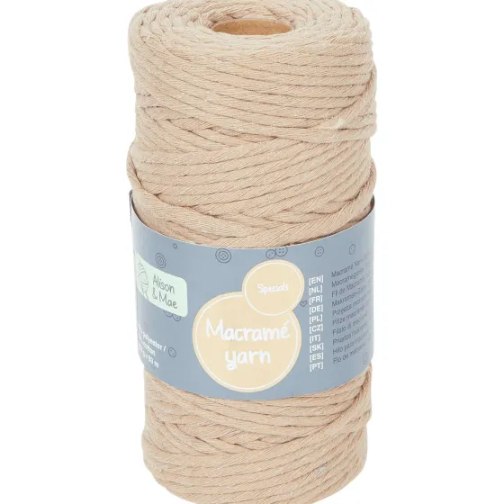 Breien & Haken>Alison & Mae Specials Macram -Garen Beige,Blauw,Bruin,Grijs,Groen,Roze,Wit