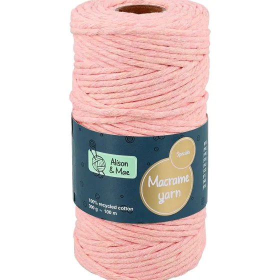 Breien & Haken>Alison & Mae Specials Macram -Garen Beige,Blauw,Bruin,Grijs,Groen,Roze,Wit