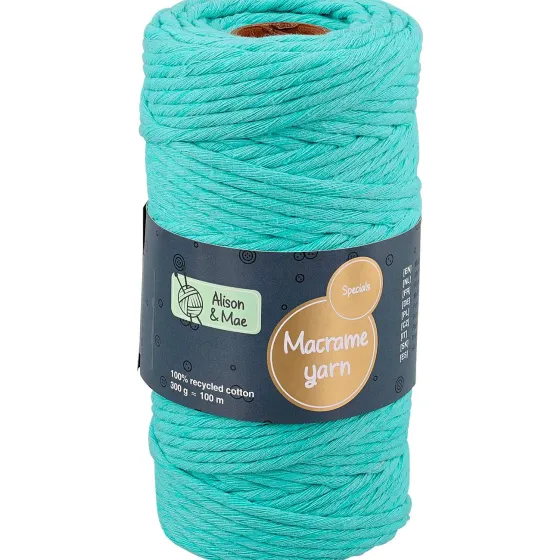 Breien & Haken>Alison & Mae Specials Macram -Garen Beige,Blauw,Bruin,Grijs,Groen,Roze,Wit