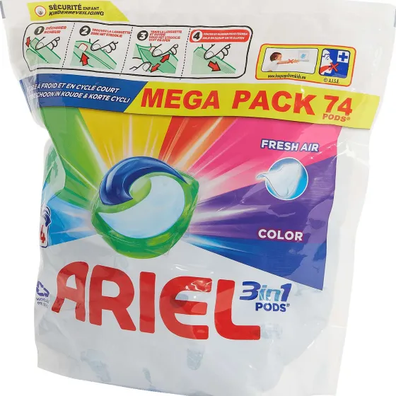 Afwas- & Wasmiddelen>Ariel All In 1 Pods Color
