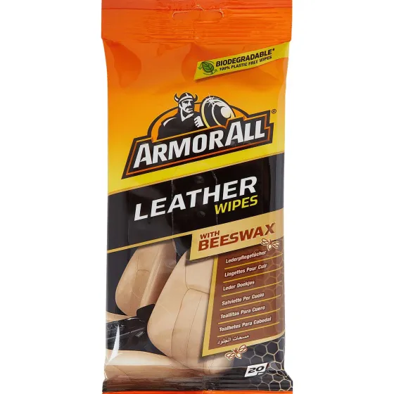 Auto Accessoires>ArmorAll Bijenwas Lederdoekjes