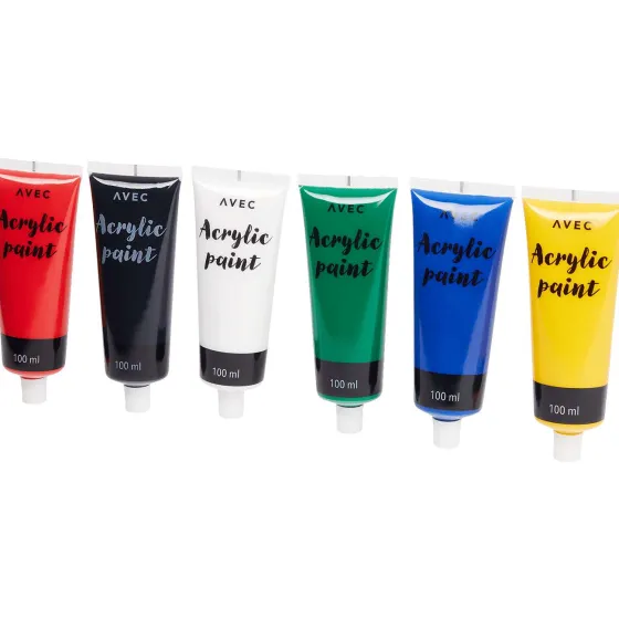 Schilderen>Van Bleiswijck Avec Acrylverfset Meerkleurig