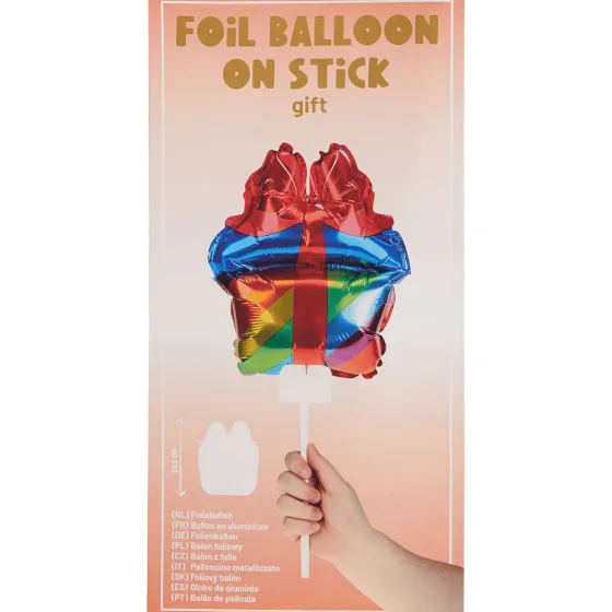 Ballonnen & Slingers>Merk Avec Folieballon Print,Meerkleurig