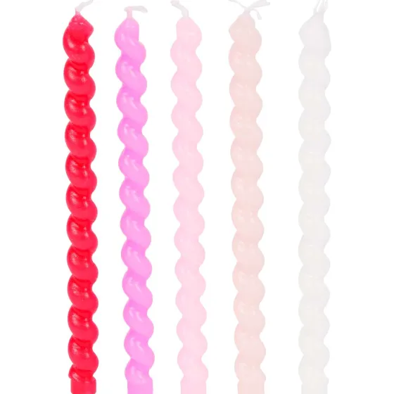 Feestartikelen>Merk Avec Swirl Taartkaarsjes Meerkleurig