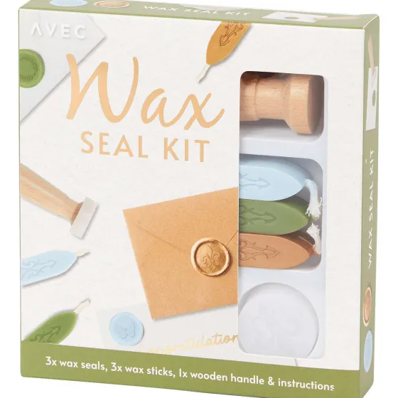 Kaarten>Office Essentials Avec Waxstempel-Kit Meerkleurig