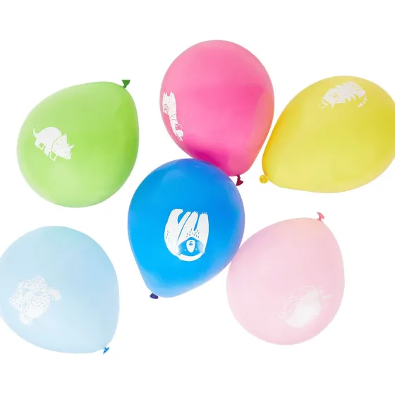Ballonnen & Slingers>Merk Ballonnen Met Print Blauw,Groen,Meerkleurig,Rood