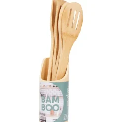 Keukengerei>Rösle Bamboe Keukengerei-Set In Houder Beige