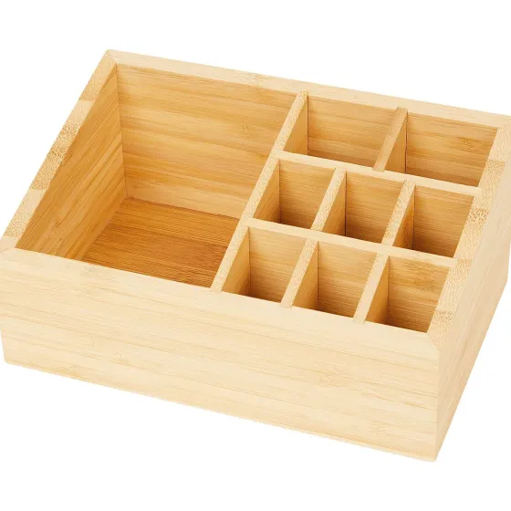 Woonaccessoires>Merk Bamboe Make-Up Organizer Bruin