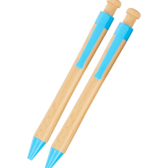 Schrijfwaren>Edding Bamboe Pennenset Zwart,Blauw,Groen,Roze