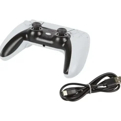 Gaming>Battletron Game Controller Zwart,Wit,Print