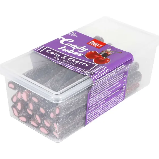Drop & Snoep>Mike & Ike Becky'S Candy Tubes Blauw,Paars,Rood