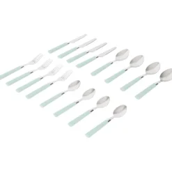 Bestek>Merk Bestekset In Koker Blauw,Groen,Roze,Taupe,Zwart