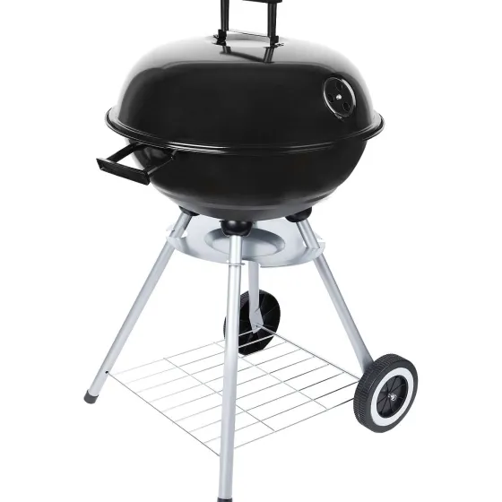 Bbq & Accessoires>Big Jeff Barbecue Op Wielen Zwart