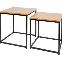 Woonaccessoires>Merk Bijzettafelset Beige,Bruin