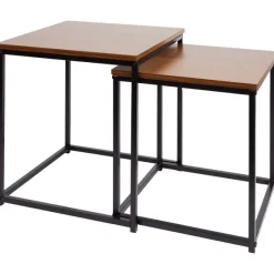 Woonaccessoires>Merk Bijzettafelset Beige,Bruin