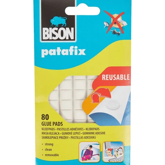 Bureau Accessoires>Bison Patafix Plakgum Wit