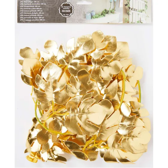Woonaccessoires>Merk Bladerenslinger Goud,Groen