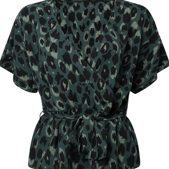 Kleding>SuperTrash Blouse Met Overslag Print