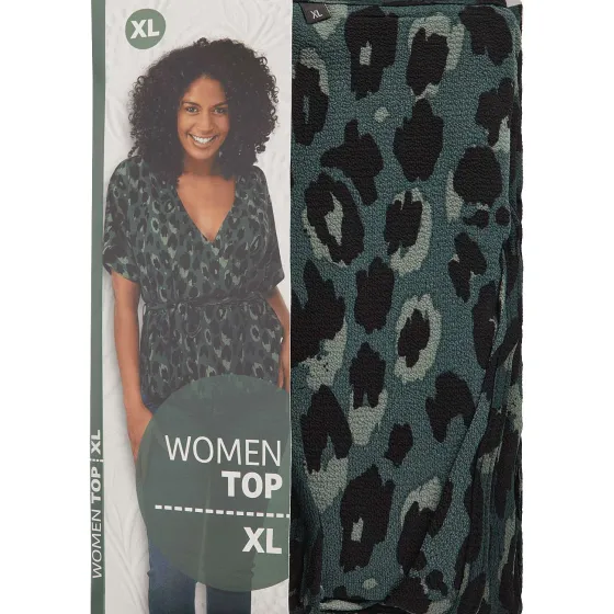 Kleding>SuperTrash Blouse Met Overslag Print