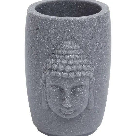 Badkamer & Toilet Accessoires>Cascata Boeddha Tandenborstelhouder Zwart,Grijs,Wit