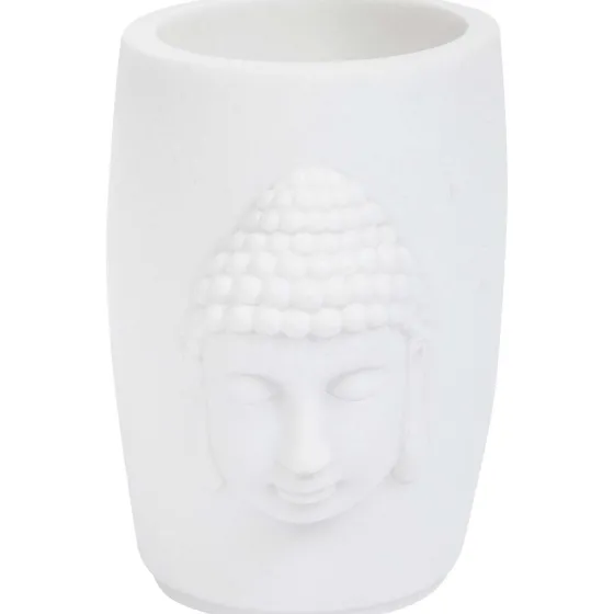 Badkamer & Toilet Accessoires>Cascata Boeddha Tandenborstelhouder Zwart,Grijs,Wit