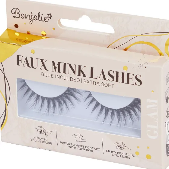 Make-Up>Max & More Bonjolie Kunstwimpers Zwart