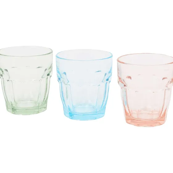 Glazen>Bormioli Rocco Waterglazen Rock Bar Lounge Meerkleurig