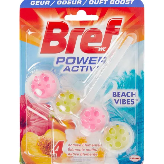 Schoonmaakmiddelen>Bref Power Activ' Toiletblok Beach Vibes