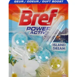 Schoonmaakmiddelen>Bref Power Activ' Toiletblok Island Dream Blauw,Groen