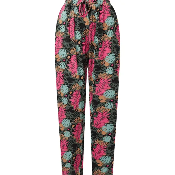 Kleding>SuperTrash Broek Print,Zwart
