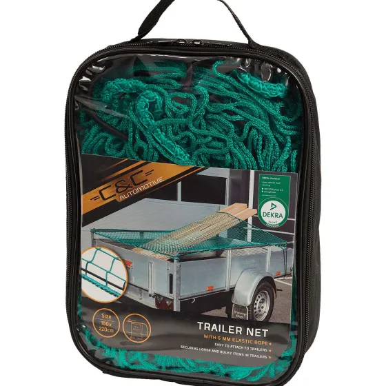 Auto Accessoires>C&C Aanhangernet Groen,Zwart