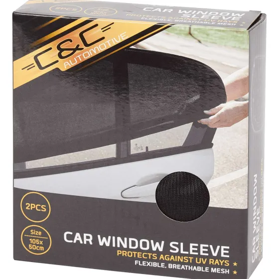 Auto Accessoires>C&C Autoraam-Sokken Zonbescherming Zwart