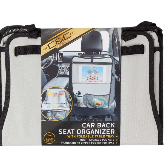 Auto Accessoires>C&C Autostoelorganizer Grijs,Zwart