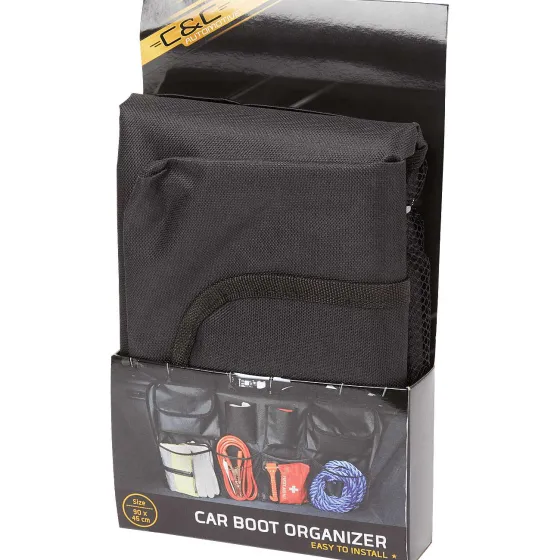 Auto Accessoires>C&C Kofferbak Organizer Zwart