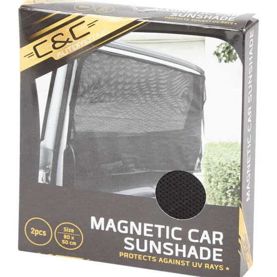 Raamdecoratie>C&C Magnetisch Autozonnescherm Zwart